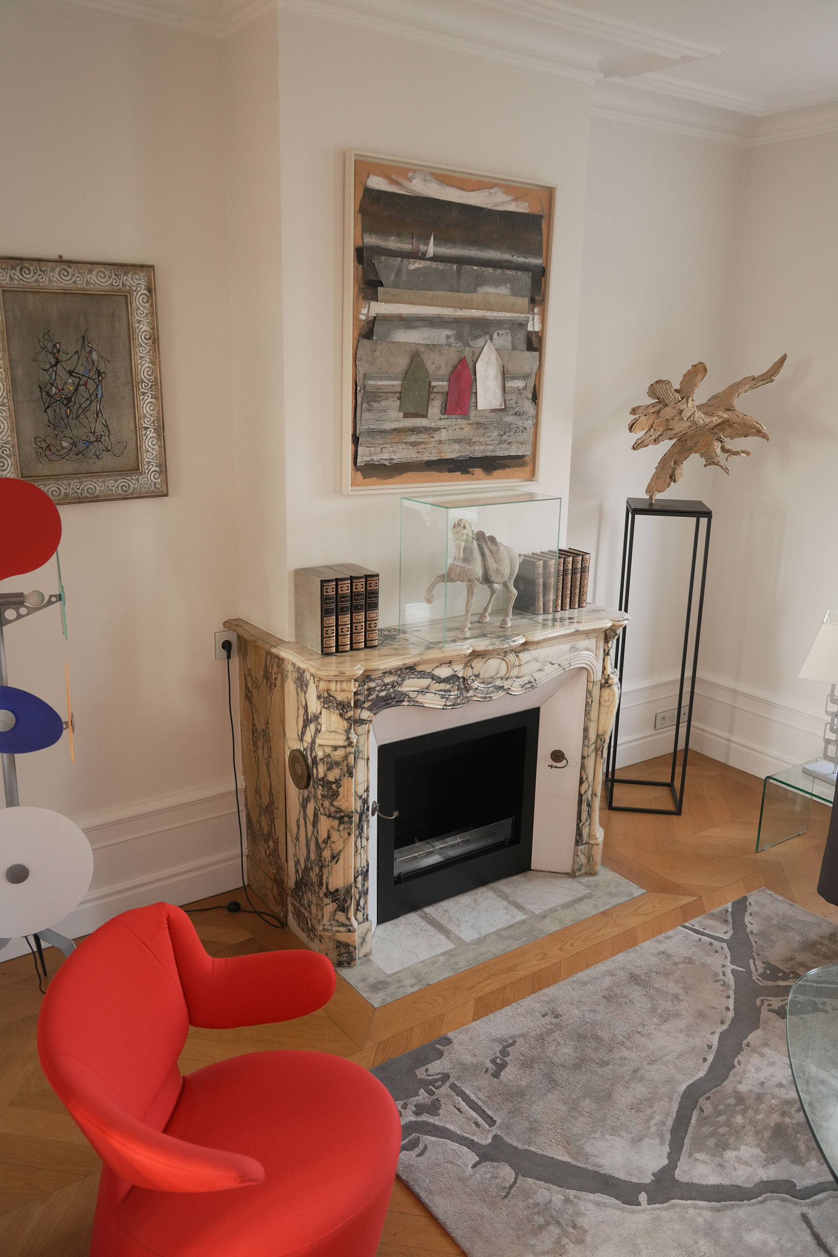 Rénovation d'une cheminée dans une maison de maître