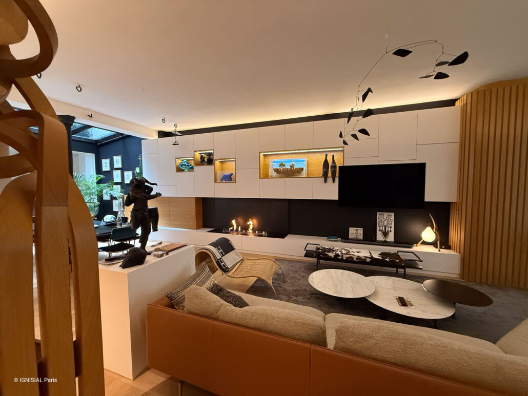 Inspiration ethanol fireplace IGNISIAL Paris